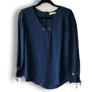 Ramy Brook | ALEXIA TOP | Blue Size S